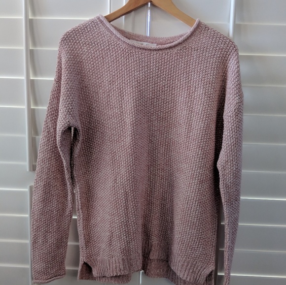 Leo & Nicole Sweaters - Velvet Blush Marled Chunky Knit Sweater